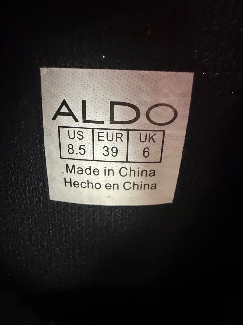 Aldo Black Stretch-Knit Pointed Sock Booties Size 8.5